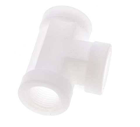 Racor en T G3/8'' Hembra Polipropileno (pp) FDA 10bar (140,5psi)