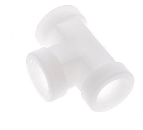 Racor en T G3/8'' Hembra Polipropileno (pp) FDA 10bar (140,5psi)