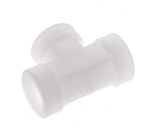 Racor en T G1/8'' Hembra Polipropileno (pp) FDA 10bar (140,5psi)