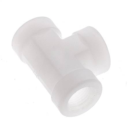 Racor en T G1/8'' Hembra Polipropileno (pp) FDA 10bar (140,5psi)
