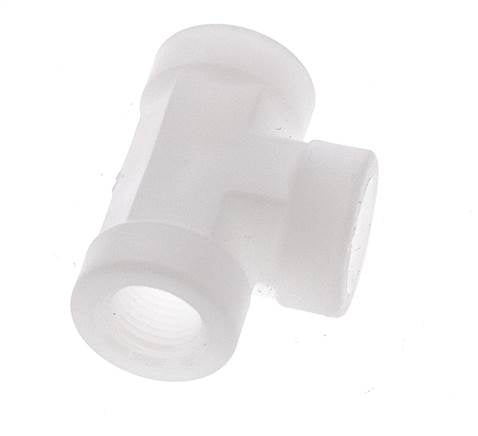 Racor en T G1/8'' Hembra Polipropileno (pp) FDA 10bar (140,5psi)