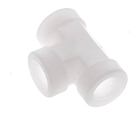 Racor en T G1/8'' Hembra Polipropileno (pp) FDA 10bar (140,5psi)