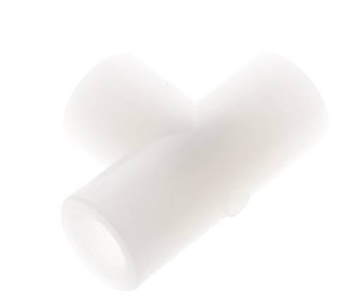Racor en T G3/8'' Hembra Fluoruro de polivinilideno (pvdf) FDA 10bar (140,5psi)