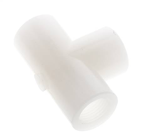 Racor en T G1/2'' Hembra Fluoruro de polivinilideno (pvdf) FDA 10bar (140,5psi)