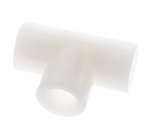 Racor en T G1/2'' Hembra Fluoruro de polivinilideno (pvdf) FDA 10bar (140,5psi)