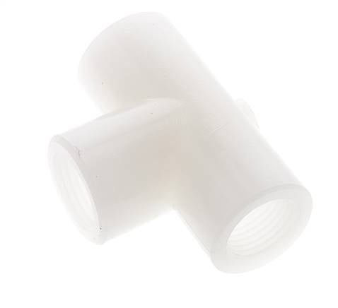 Racor en T G1/2'' Hembra Fluoruro de polivinilideno (pvdf) FDA 10bar (140,5psi)