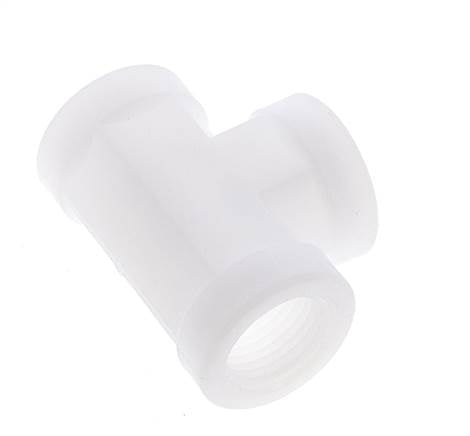 Racor en T G1/2'' Hembra Polipropileno (pp) FDA 10bar (140,5psi)
