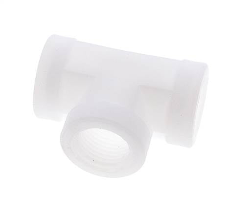 Racor en T G1/2'' Hembra Polipropileno (pp) FDA 10bar (140,5psi)