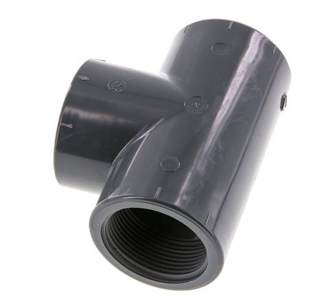 Racor en T Rp1 1/2'' Pvc-u EN 1452-3 16bar (224.8psi)