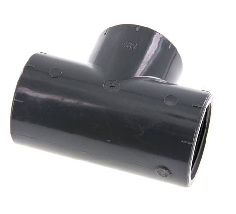 Racor en T Rp1 1/2'' Pvc-u EN 1452-3 16bar (224.8psi)