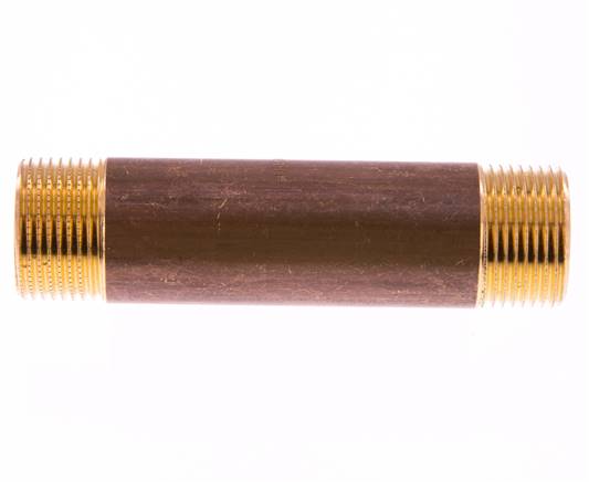 G 3/4'' Espiga doble de latón 16 Bar DIN 2982 - 100mm