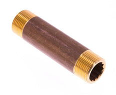 G 3/4'' Espiga doble de latón 16 Bar DIN 2982 - 100mm