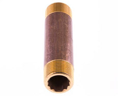 G 3/4'' Espiga doble de latón 16 Bar DIN 2982 - 100mm
