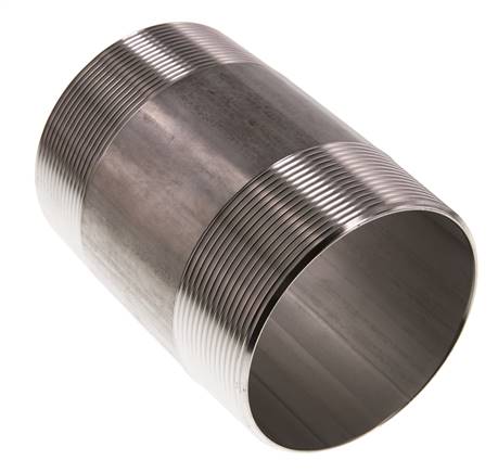 R 3'' Acero inoxidable Doble Boquilla 20 Bar DIN 2982 - 120mm