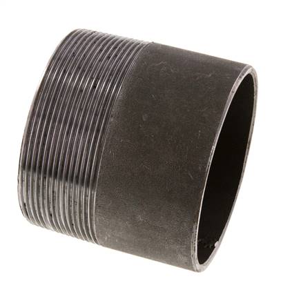 R 3'' Macho x 88.9mm Espiga de acero con extremo para soldar 50 Bar DIN 2982 - 80mm