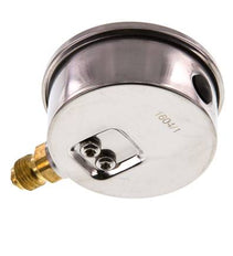 0..1000 Bar (0..14504 psi) Manómetro de glicerina Abajo Acero inoxidable/Latón 63 mm Clase 1.6