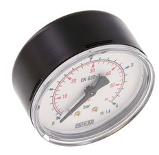 0.4 Bar (0..58 psi) Manómetro Acero trasero / latón 63 mm Clase 1.6