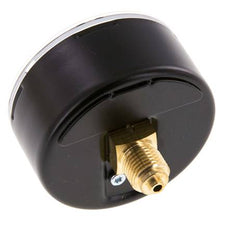0.4 Bar (0..58 psi) Manómetro Acero trasero / latón 63 mm Clase 1.6