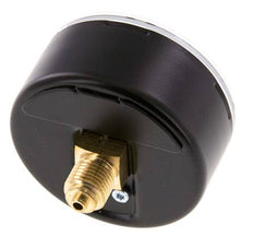 0.4 Bar (0..58 psi) Manómetro Acero trasero / latón 63 mm Clase 1.6
