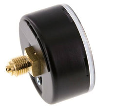 0.4 Bar (0..58 psi) Manómetro Acero trasero / latón 63 mm Clase 1.6