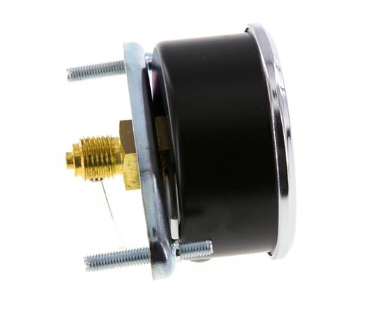 0..400 Bar (0..5802 psi) Manómetro de montaje en panel Acero/Latón 63 mm Clase 2.5 (Soporte)