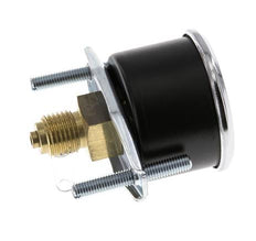 0..4 Bar (0..58 psi) Manómetro de montaje en panel Acero/Latón 40 mm Clase 2.5 - 1/4'' (Soporte)