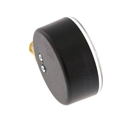 0..250 Bar (0..3626 psi) Manómetro por debajo de plástico / latón 63 mm Clase 2.5