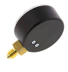 0..250 Bar (0..3626 psi) Manómetro por debajo de plástico / latón 63 mm Clase 2.5