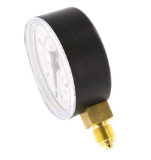 0..250 Bar (0..3626 psi) Manómetro por debajo de plástico / latón 63 mm Clase 2.5