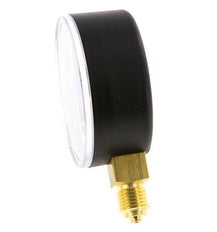 Manómetro de presión por debajo de plástico / latón 63 mm Clase 2.5
