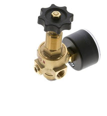 Reductor de Presión de Agua y Aire Latón G1/4'' 2,5 L/min 0,5-16 bar/7-232psi