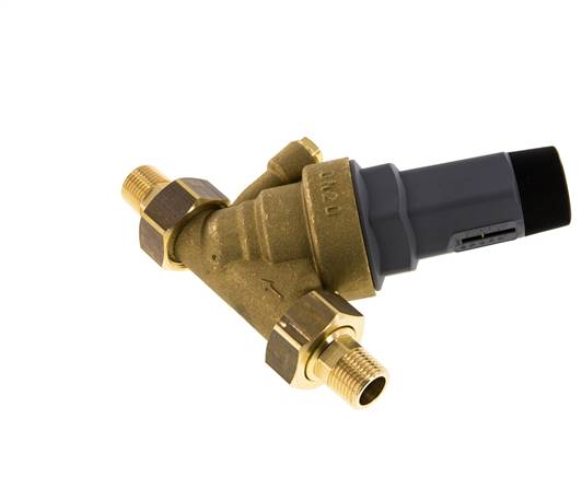 Reductor De Presión De Agua Latón R1/2'' 33 L/min 1.5-6 Bar/22-87Psi Agua Potable