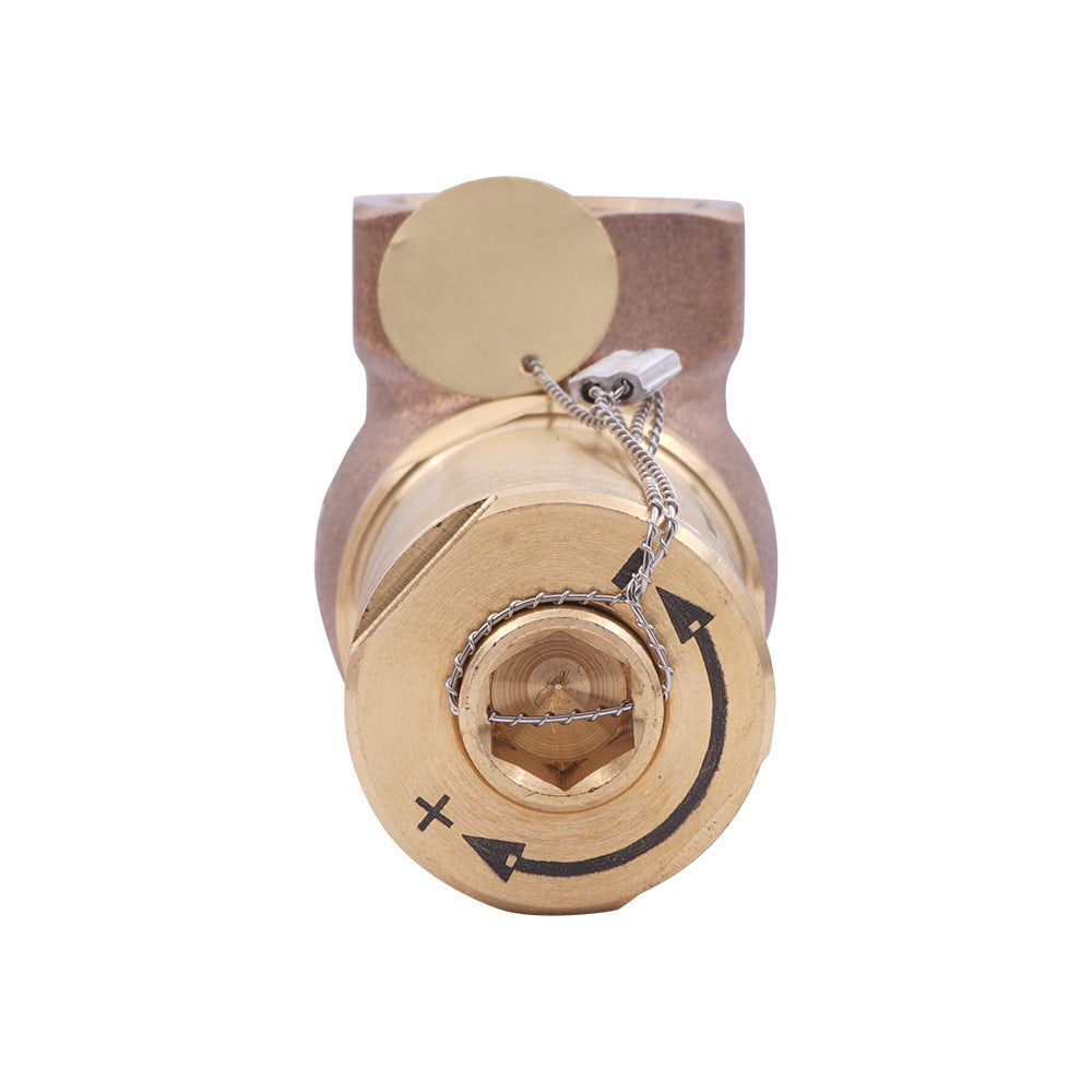 G1 1/4'' Latón Válvula de alivio 12 - 20 bar / 174 - 290 psi