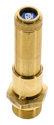 G Válvula de seguridad preajustada de latón de 3/4'' 13,2 bar (191,45 psi) DN 10