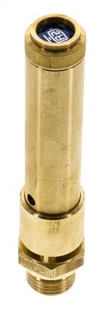 G Válvula de seguridad preajustada de latón de 1/2'' 46,5 bar (674,44 psi) DN 10