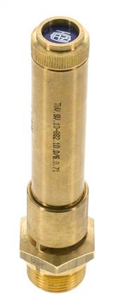 G Válvula de seguridad preajustada de latón de 3/4'' 46,5 bar (674,44 psi) DN 10