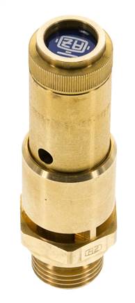 G Válvula de seguridad preajustada de latón de 1/2'' 7,9 bar (114,58 psi) DN 10