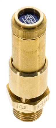 G Válvula de seguridad preajustada de latón de 1/2'' 7,9 bar (114,58 psi) DN 10