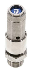 G 1/2'' Acero inoxidable 316 Ti Válvula de seguridad preajustada 2,5 bar (36,26 psi) DN 10