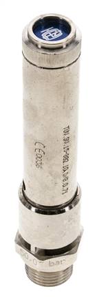 G 1/2'' Válvula de seguridad de latón niquelado 48 bar (696.19 psi) DN 10