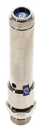 G 1/2'' Válvula de seguridad de latón niquelado 48 bar (696.19 psi) DN 10