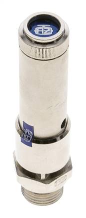 G 1/2'' Válvula de seguridad de latón niquelado 28 bar (406.11 psi) DN 10