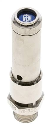 G 1/2'' Válvula de seguridad de latón niquelado 27 bar (391.61 psi) DN 10