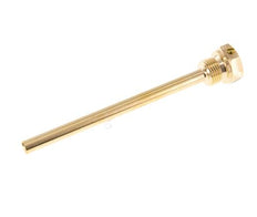 Termopozo de aleación de cobre G de 1/2 pulgada fijado con pernos para vástago de 160 mm máx. 160°C y 6 barras