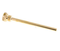 Termopozo de aleación de cobre G de 1/2 pulgada fijado con pernos para vástago de 160 mm máx. 160°C y 6 barras