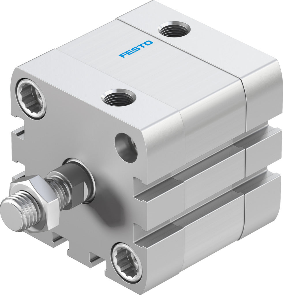 Festo Cilindro Compacto 40mm Diámetro 10mm Carrera ISO 21287 Doble Efecto - 572673
