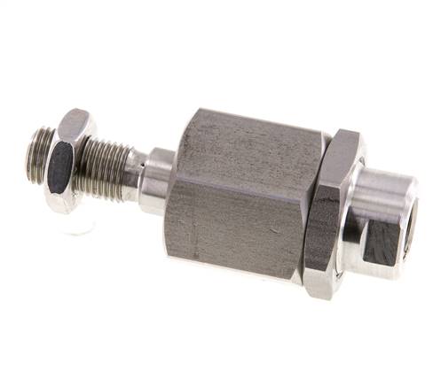 Junta flotante M12 x 1,25 para cilindro Acero inoxidable 304 (1.4301)