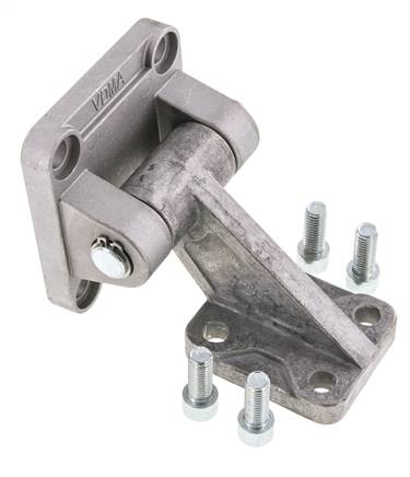 Pinza de montaje giratoria completa de 90 grados para cilindro IS0 15552 de 80 mm