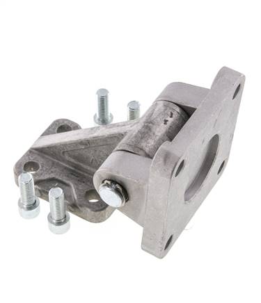 Pinza de montaje giratoria completa de 90 grados para cilindro IS0 15552 de 80 mm