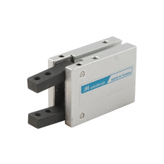 Pinza neumática de doble efecto de 2 mordazas de 30 grados D20 mm